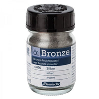 Metalický prášok Oil-Bronze Schmincke 50 ml – 15 805 strieborná