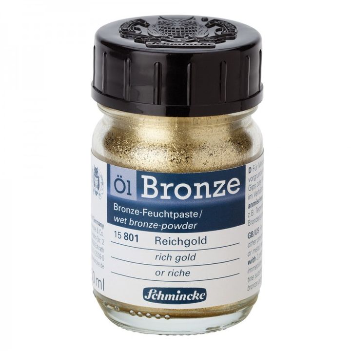 Metalický prášok Oil-Bronze Schmincke 50 ml  | rôzne farby — obrázok 1
