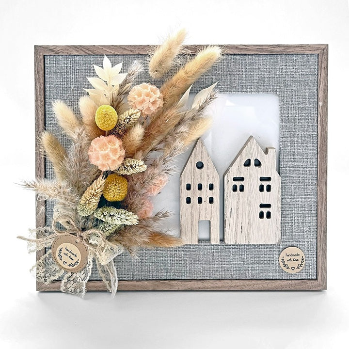 Mini sušená kytica "Beige Touch" / 20 cm — obrázok 3