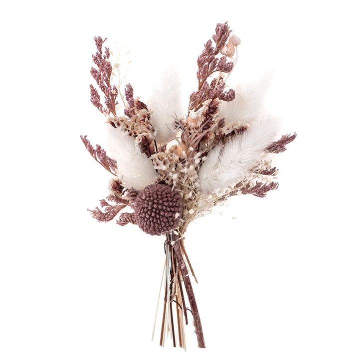 Mini sušená kytica „Miss Mauve“ / 20 cm — obrázok 3