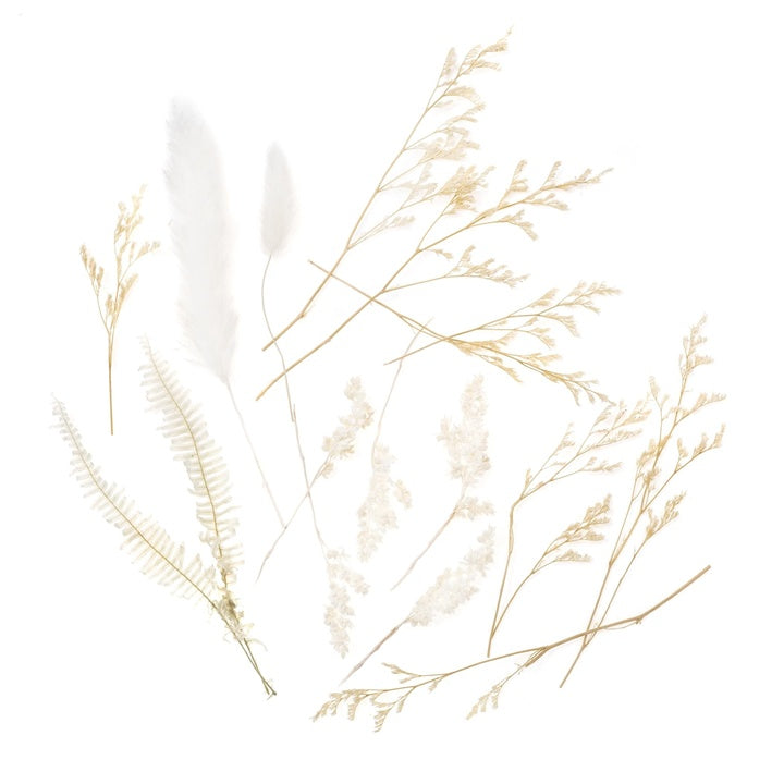 Mini sušená kytica „Vanilla Dream“ / 20 cm — obrázok 1