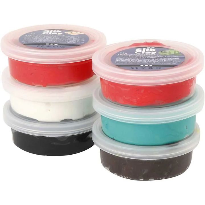 Modelovacia hmota Silk Clay Vianoce 6 x 14 g — obrázok 1