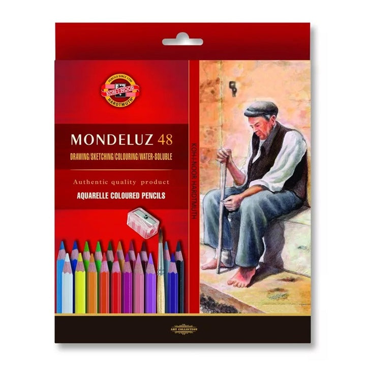 Mondeluz akvarelové pastelky / 48 ks