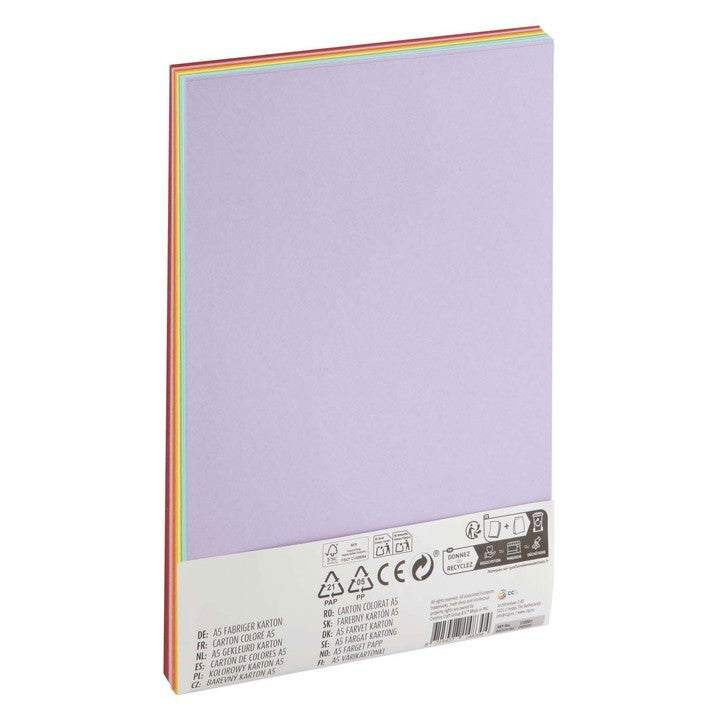 Moxy Coloured Cardboard A5 – 40 Sheets 200 GSM — obrázok 2