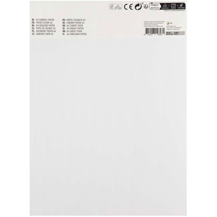 MOXY Farebný papier A4 - 50 listov 110 GSM — obrázok 1