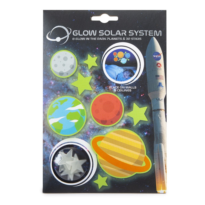 NASA hviezdy a planéty svietiace v tme