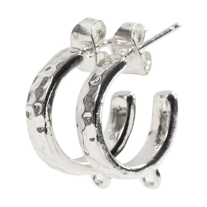 Náušnice s očkom 15 mm 2x2 páry | rôzne farby — obrázok 3