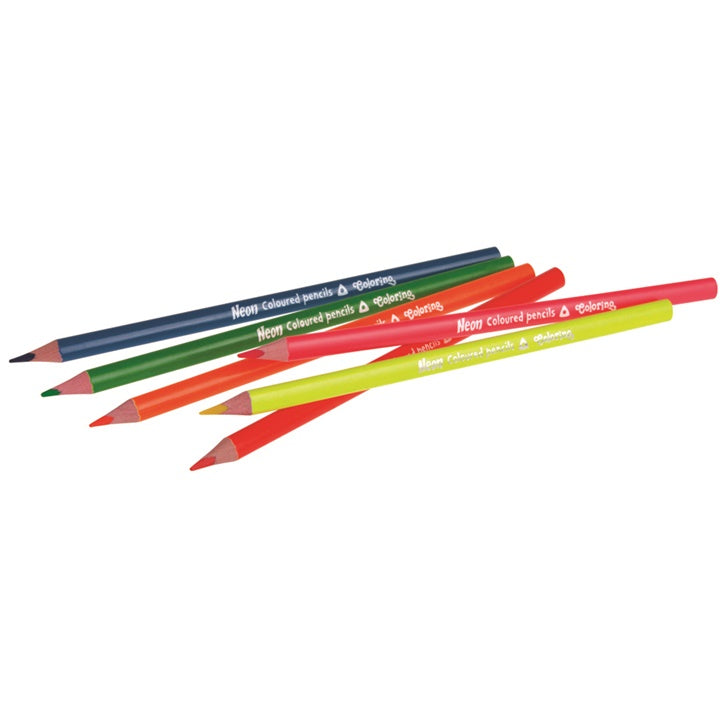 Neónové farbičky Colorino 6 ks — obrázok 1