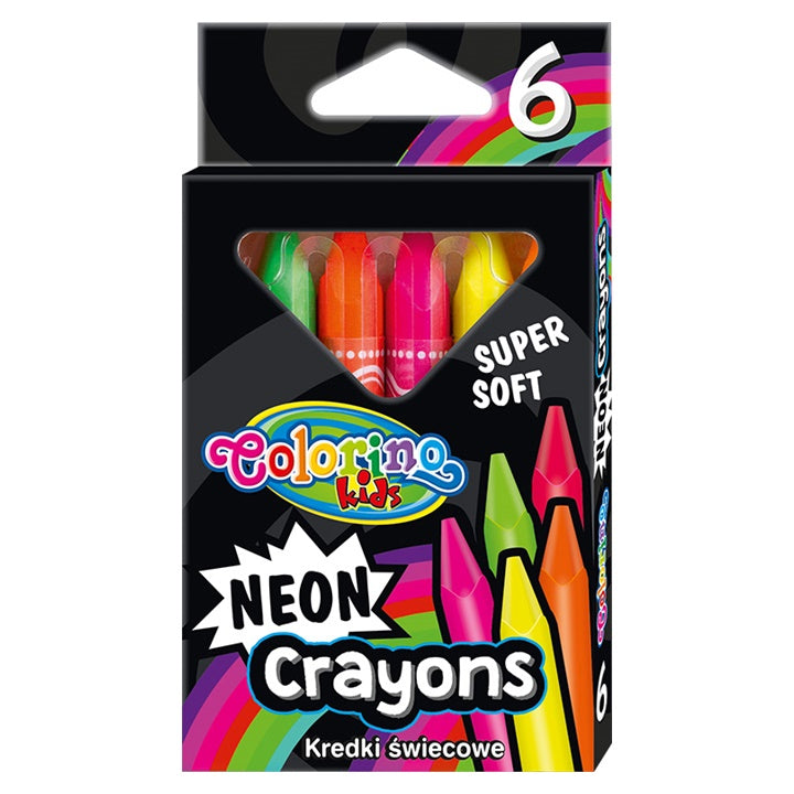 Neónové voskovky Colorino 6 ks — obrázok 1