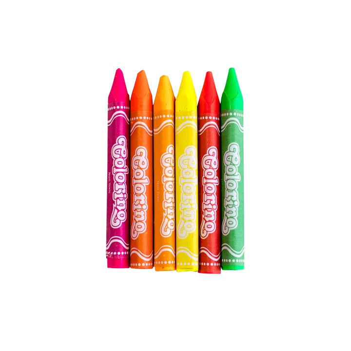 Neónové voskovky Colorino 6 ks — obrázok 3