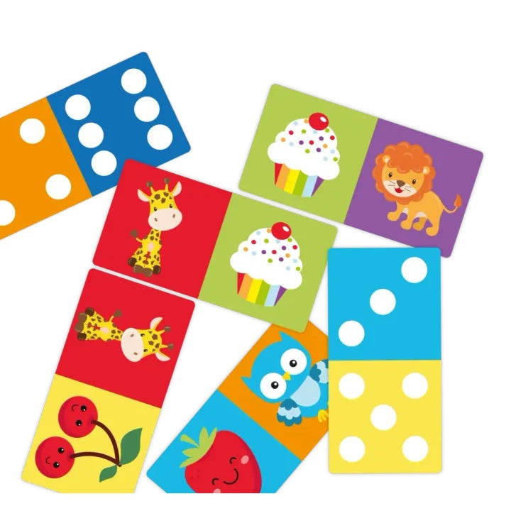 Obojstranná hra Domino - 28 vzdelávacích kariet — obrázok 2