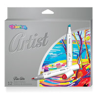 Obojstranné skicovacie fixky Colorino Artist 12 ks — obrázok 1