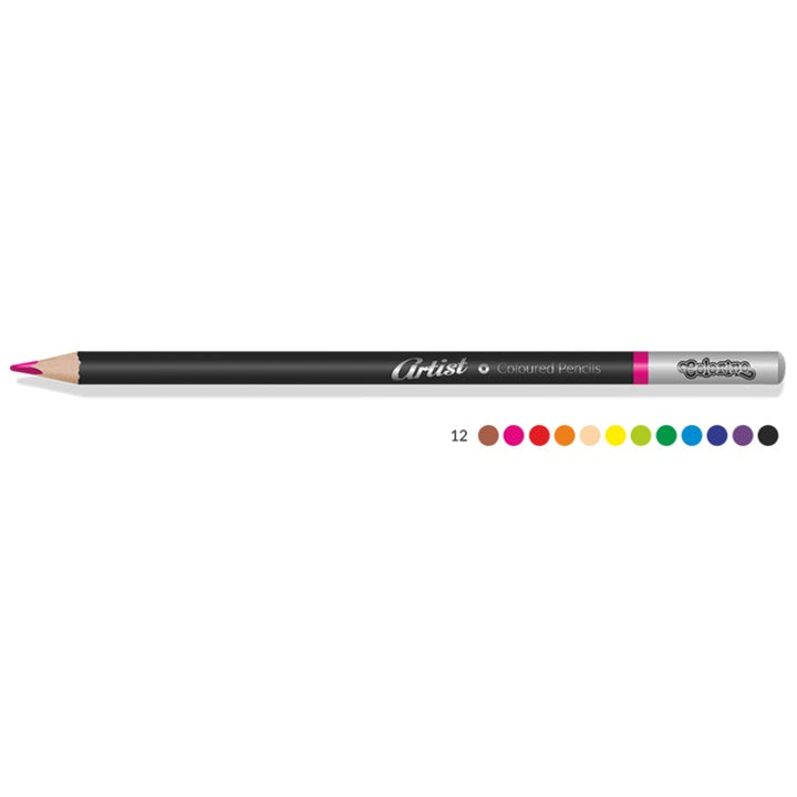 Okrúhle farbičky Colorino Artist 12 ks — obrázok 2