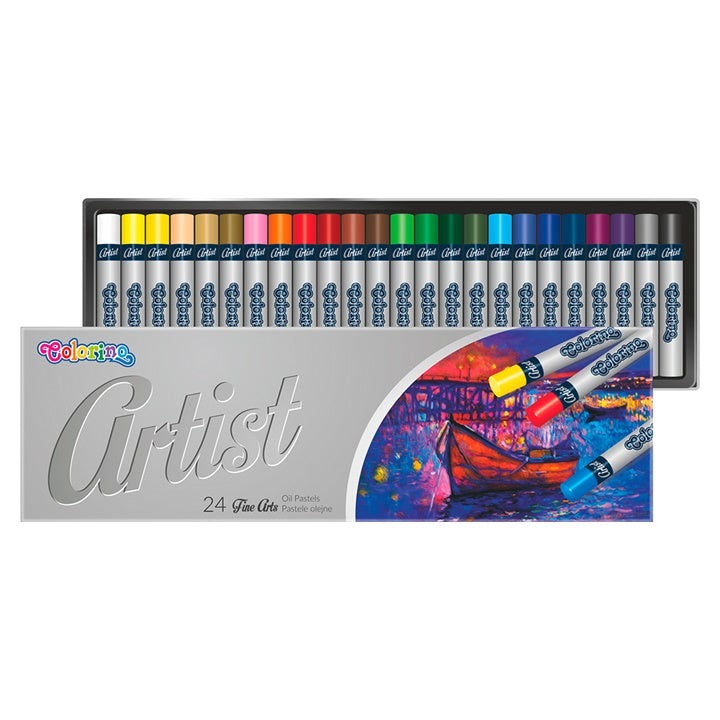 Okrúhle olejové pastely Colorino Artist 24 ks — obrázok 1