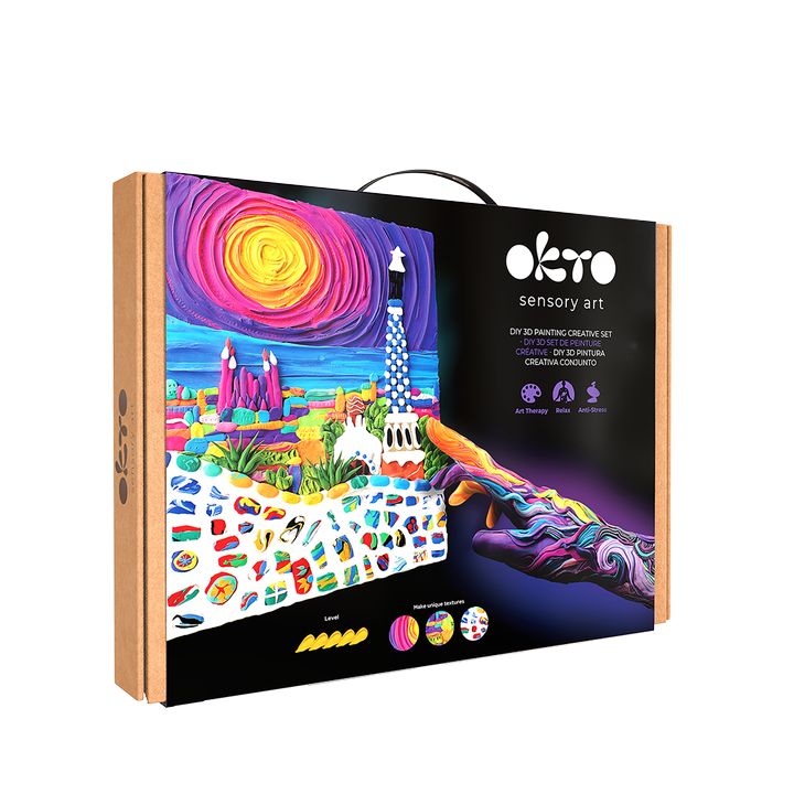 OKTO kreatívna 3D sada "Park Guell v Barcelone" 30 x 40 cm — obrázok 1