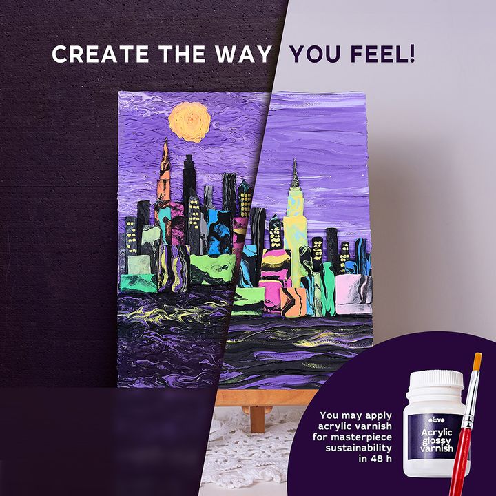 OKTO kreatívna 3D sada "Skyline New York" 30 x 40 cm — obrázok 6