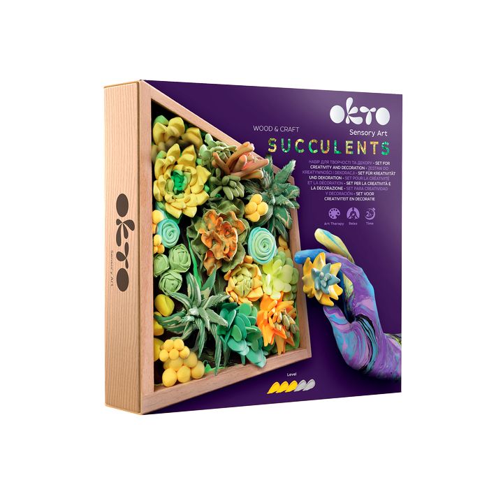 OKTO modelovacia sada sukulentov 21 x 21 cm ENERGIA — obrázok 1