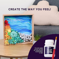 OKTO modelovacia sada v drevenom ráme 21 x 21 cm Pokoj oceánu — obrázok 7
