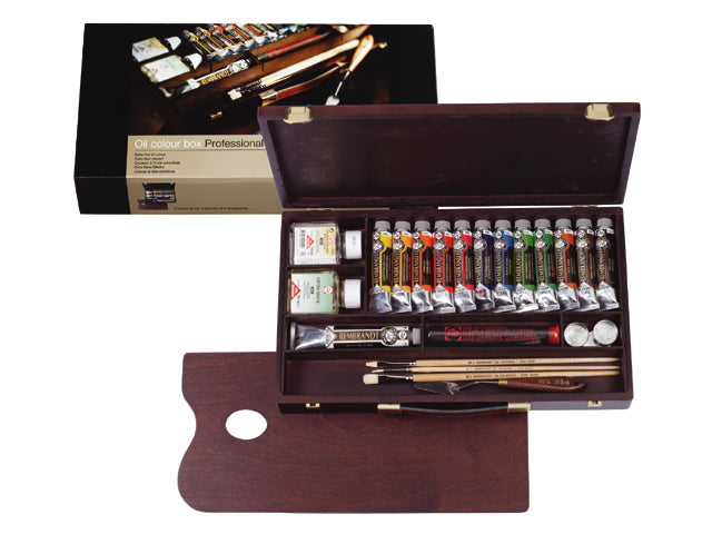Olejové farby Rembrandt box professional