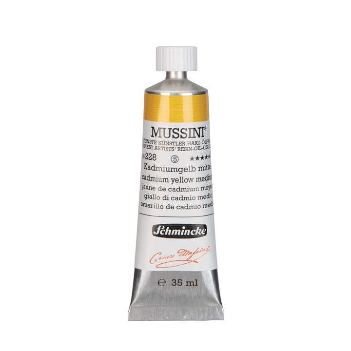 Olejové farby Schmincke MUSSINI 35 ml – 228 cadium žltá medium