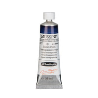 Schmincke MUSSINI Ölfarben 35 ml – 477 azurblau transparent