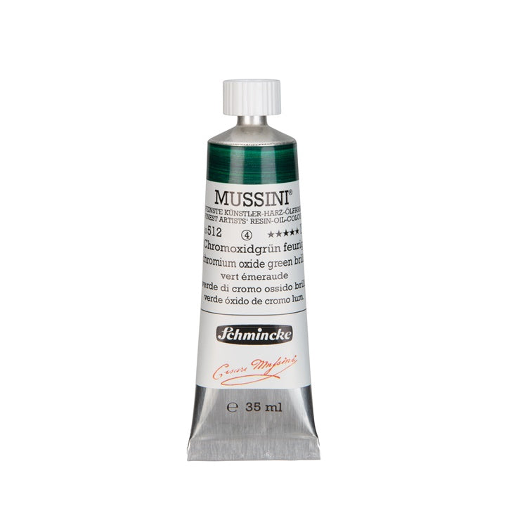 Schmincke MUSSINI Ölfarben 35 ml – 512 chromium oxide Grün