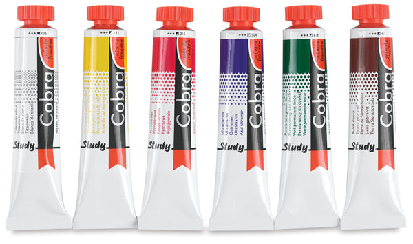 Olejove farby vodou riediteľné COBRA STUDY 40ml | rôzne farby — obrázok 5