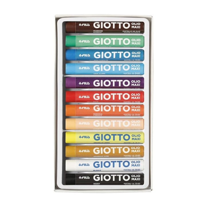 Olejové pastely GIOTTO OLIO MAXI 12 ks — obrázok 1