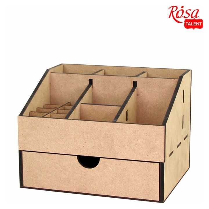 Organizér z MDF s 1 zásuvkou ROSA TALENT 22.5x18x16.5 cm — obrázok 1