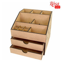 Organizér z MDF s 2 zásuvkami ROSA TALENT 22.5x22.5x22.5 cm — obrázok 2
