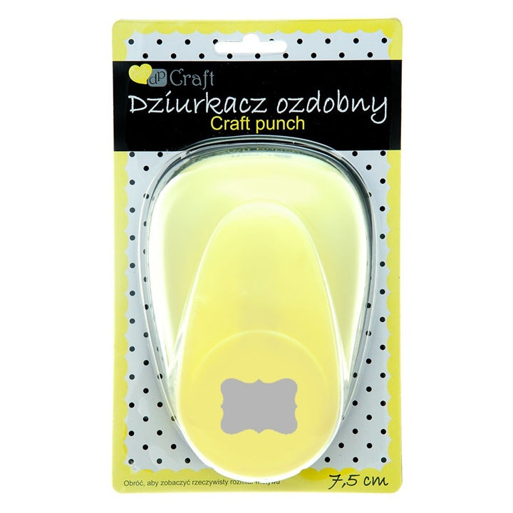 Ozdobný dierkovač 7.5 cm | dekoratívny štítok — obrázok 2