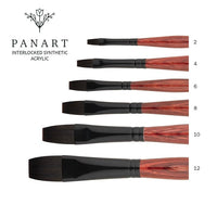 PanArt 3322 plochý štetec na akryl | rôzne veľkosti — obrázok 2