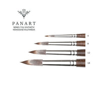 PanArt 7701 okrúhly štetec - syntetické mangustie štetiny | rôzne veľkosti