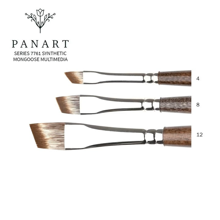 PanArt 7761 uhlový štetec – syntetické mangustie štetiny | rôzne veľkosti