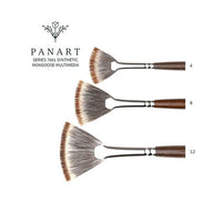 PanArt 7801 vejárový štetec – syntetické mangustie štetiny | rôzne veľkosti