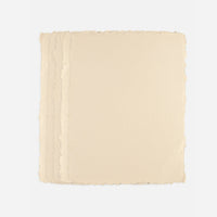 PanArt krémový handmade papier A4 – 10 ks, trhané okraje