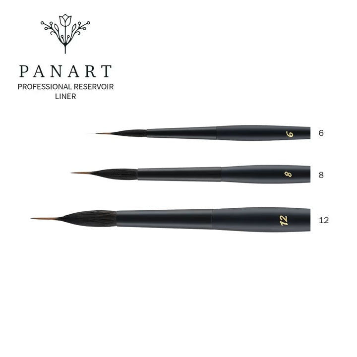PanArt Reservoir Liner 1424 – štetec pre ostré línie | rôzne veľkosti
