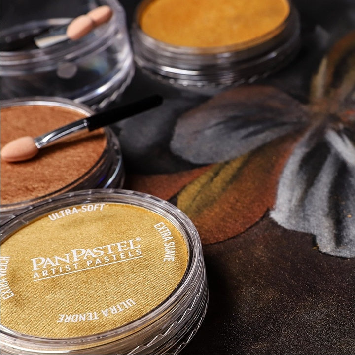 PanPastel sada metalických pastelov Golden - 3 ks — obrázok 4