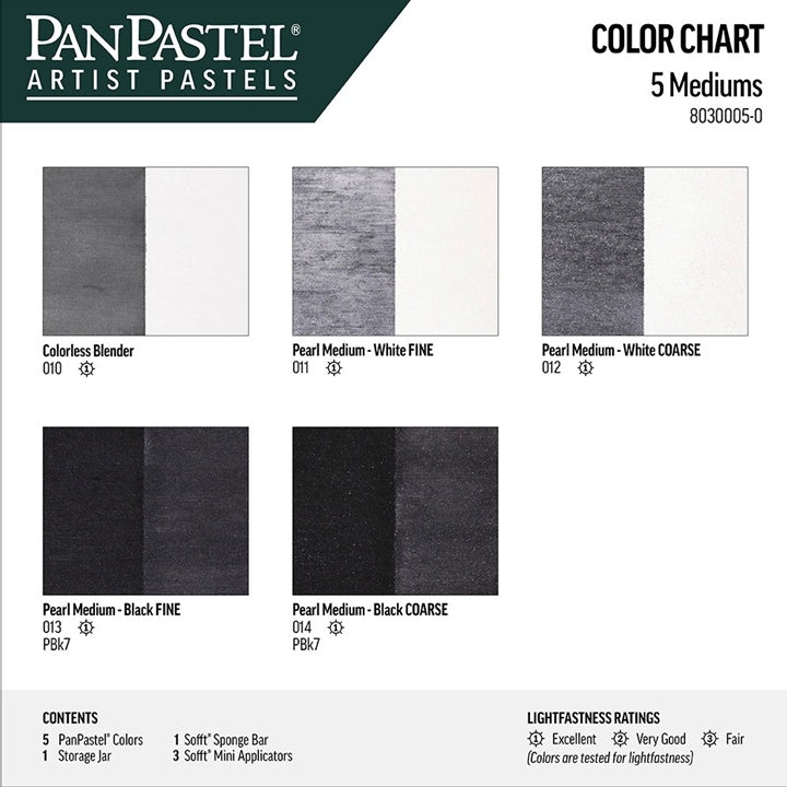 PanPastel sada pastelových médií Golden - 5 ks — obrázok 2