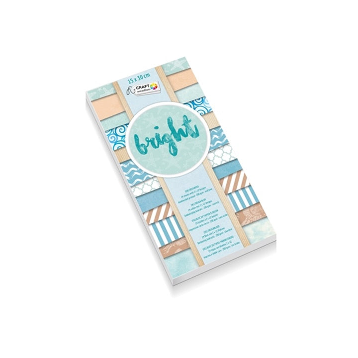 Papier na scrapbooking Craft Sensations 15x30 cm - 24 listov | rôzne dizajny — obrázok 1