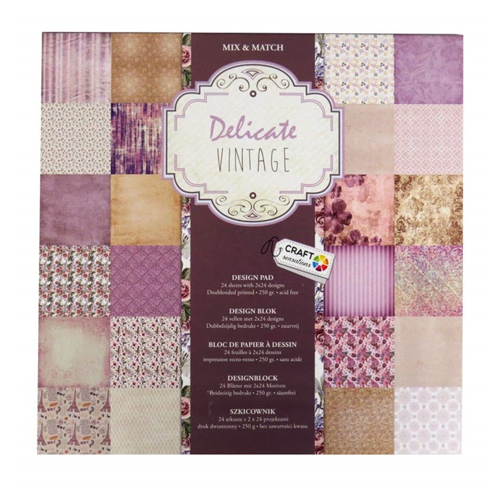 Papier na scrapbooking Craft Sensations 30.5x30.5 cm - 24 listov | rôzne dizajny
