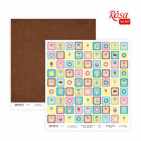 Papiere na scrapbooking 30.48 x 30.48 cm Cake delicious  | rôzne motívy — obrázok 4