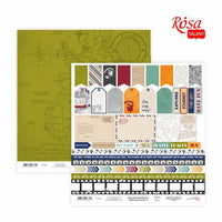 Papiere na scrapbooking 30.48 x 30.48 cm Make your journey  | rôzne motívy — obrázok 5