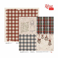 Papiere na scrapbooking 30.48 x 30.48 cm New Years magic  | rôzne motívy — obrázok 3
