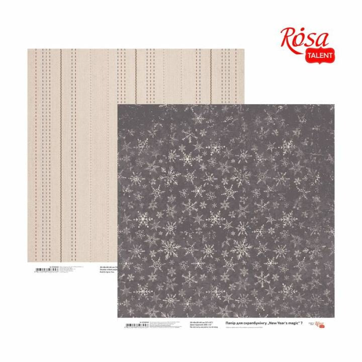Papiere na scrapbooking 30.48 x 30.48 cm New Years magic  | rôzne motívy — obrázok 4