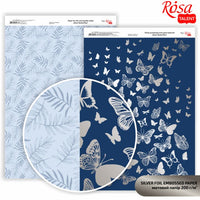 Papiere na scrapbooking Butterflies A4  | rôzne odtiene — obrázok 3