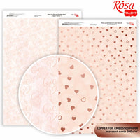 Papiere na scrapbooking Hearts A4  | rôzne odtiene — obrázok 5