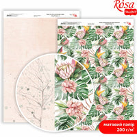 Papiere na scrapbooking King Protea A4  | rôzne motívy — obrázok 1
