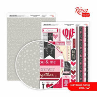 Papiere na scrapbooking Love A4  | rôzne motívy — obrázok 8