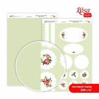 Papiere na scrapbooking Magic roses A4  | rôzne motívy — obrázok 4